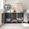 Cat Washroom Litter Box Enclosure with Maze Entry and Scratch Board